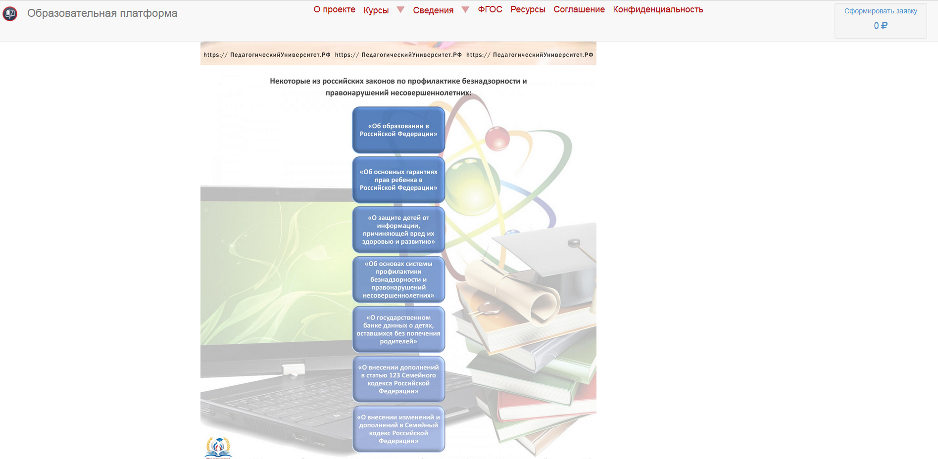 Отзывы о Кафедра Педагогики РФ - онлайн-университет